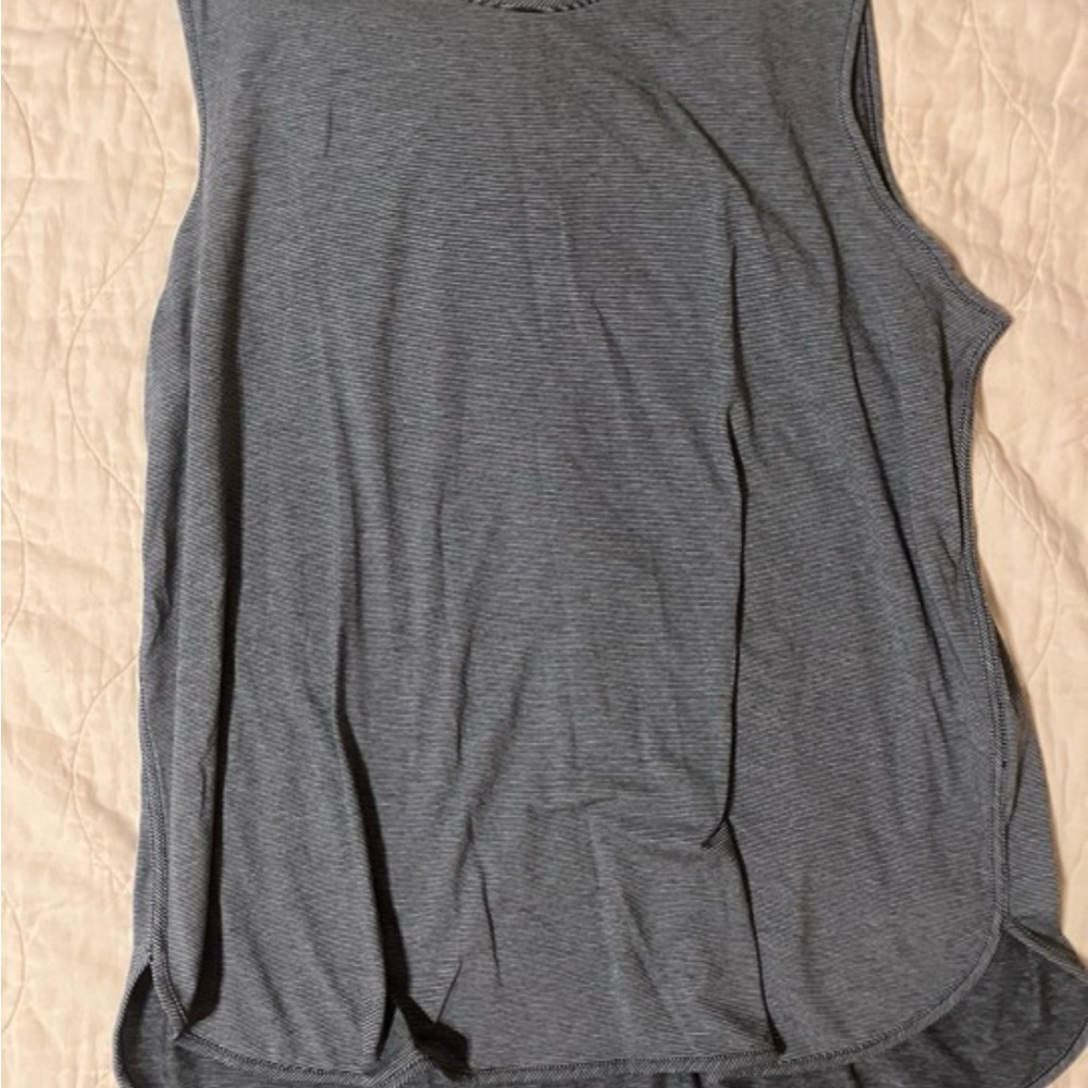 Land's End Women's Moisture Wicking UPF Sun Curved Hem Tunic Tank Top - Size XL